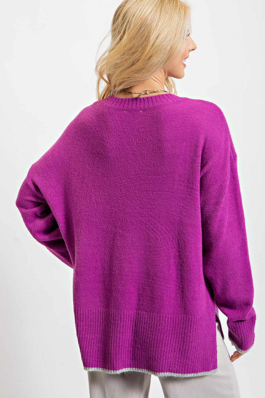 Relaxed Fit Cheetah Sweater