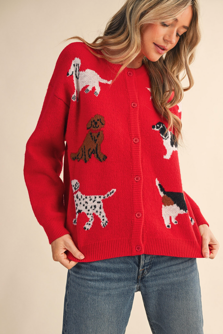 Dog Sweater Cardigan