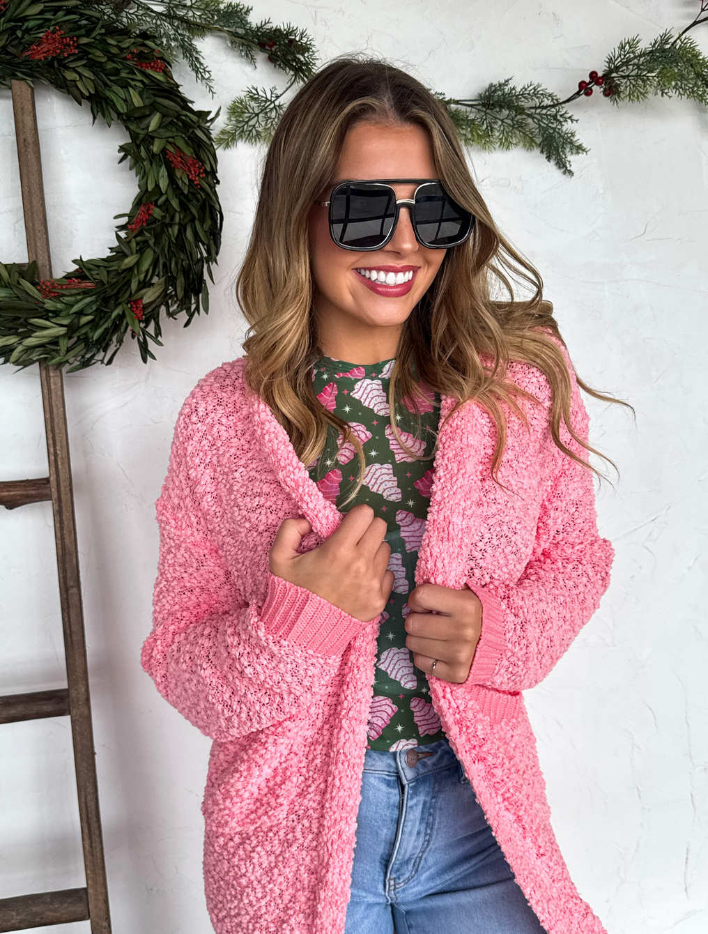 Long Popcorn Cardigan