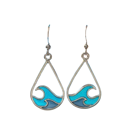 Wave Drop Earrings