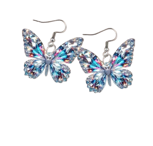 Acrylic Butterfly Earrings