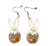 Bunny and Egg Earrings (6 colors)