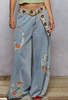 Peace Patch Wide Leg Pants