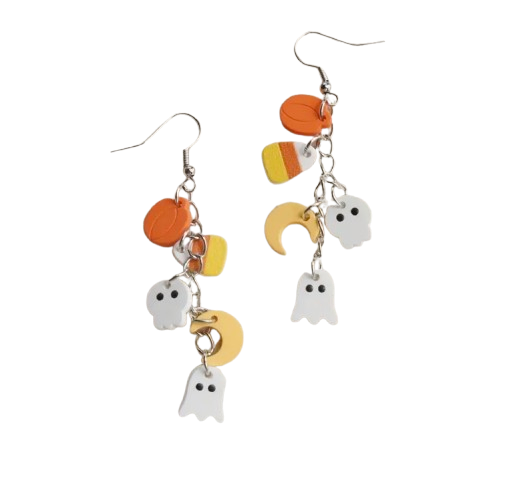 Halloween Charms Dangle Earrings