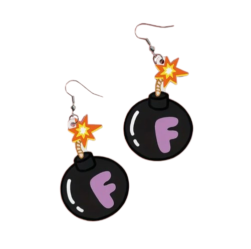F Bomb Earrings