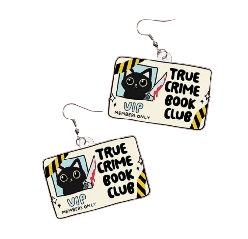 True Crime Book Club Earrings