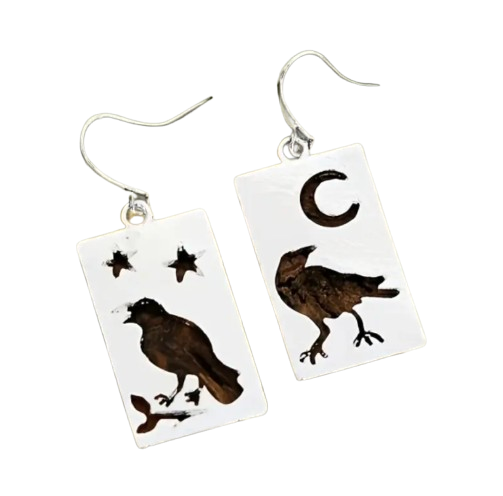 Raven Earrings