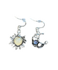 Sun and Moon Stone Earrings