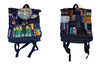 Upcycled Patch Backpack