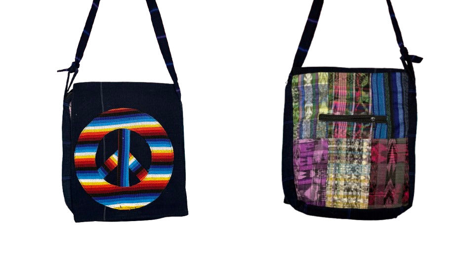 Peace Sign Messenger Bag