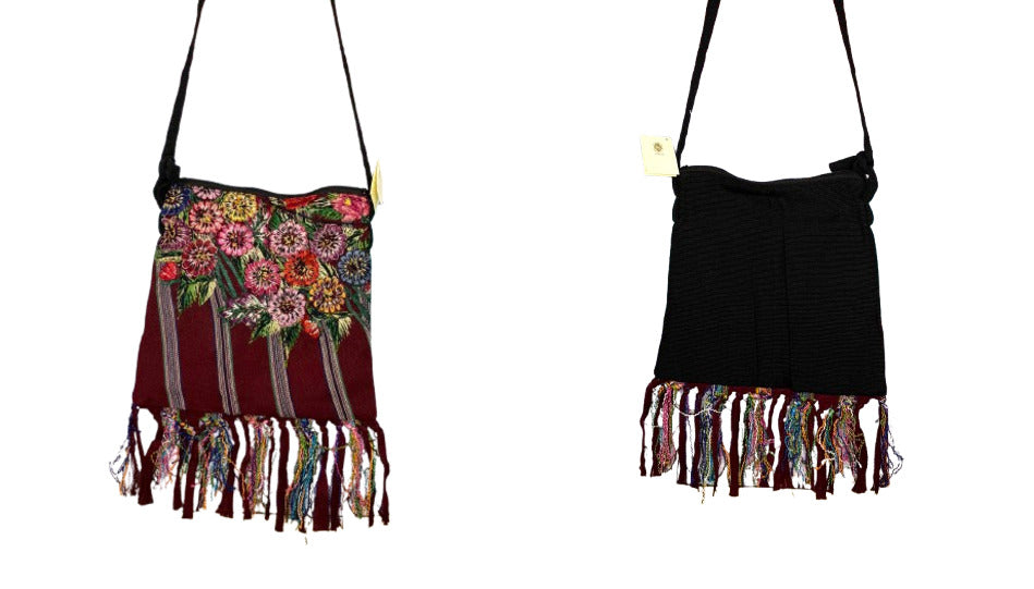 Fringed Sling Purse