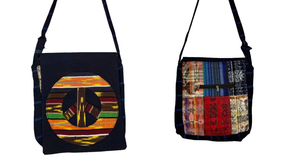 Peace Sign Messenger Bag