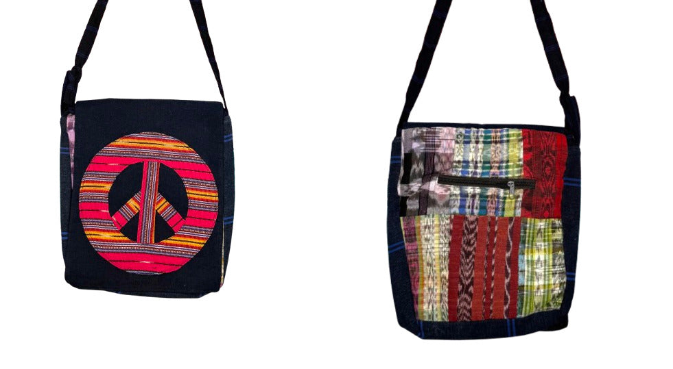 Peace Sign Messenger Bag