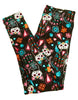 Load image into Gallery viewer, Sugar Skull Meow Meow Legging NO pockets