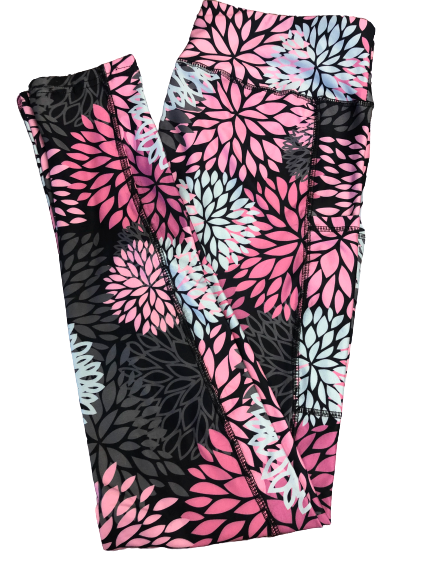 Dahlias Full Length Legging WITH pockets