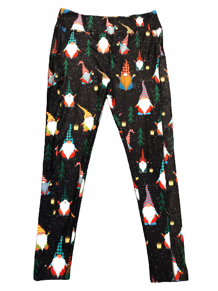 Christmas Gnomes Full Length Legging WITH pockets
