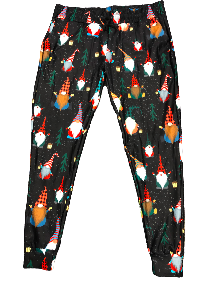 Christmas Gnome Jogger (Black Background)