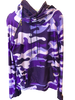 Purple Camo Whimsies brand hoodie
