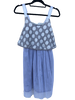 Crochet Strap Chiffon Dress with Polka Dot detail (S/M/L)