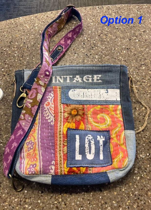 Travelteli Handmade Vintage Canvas Crossbody Messenger