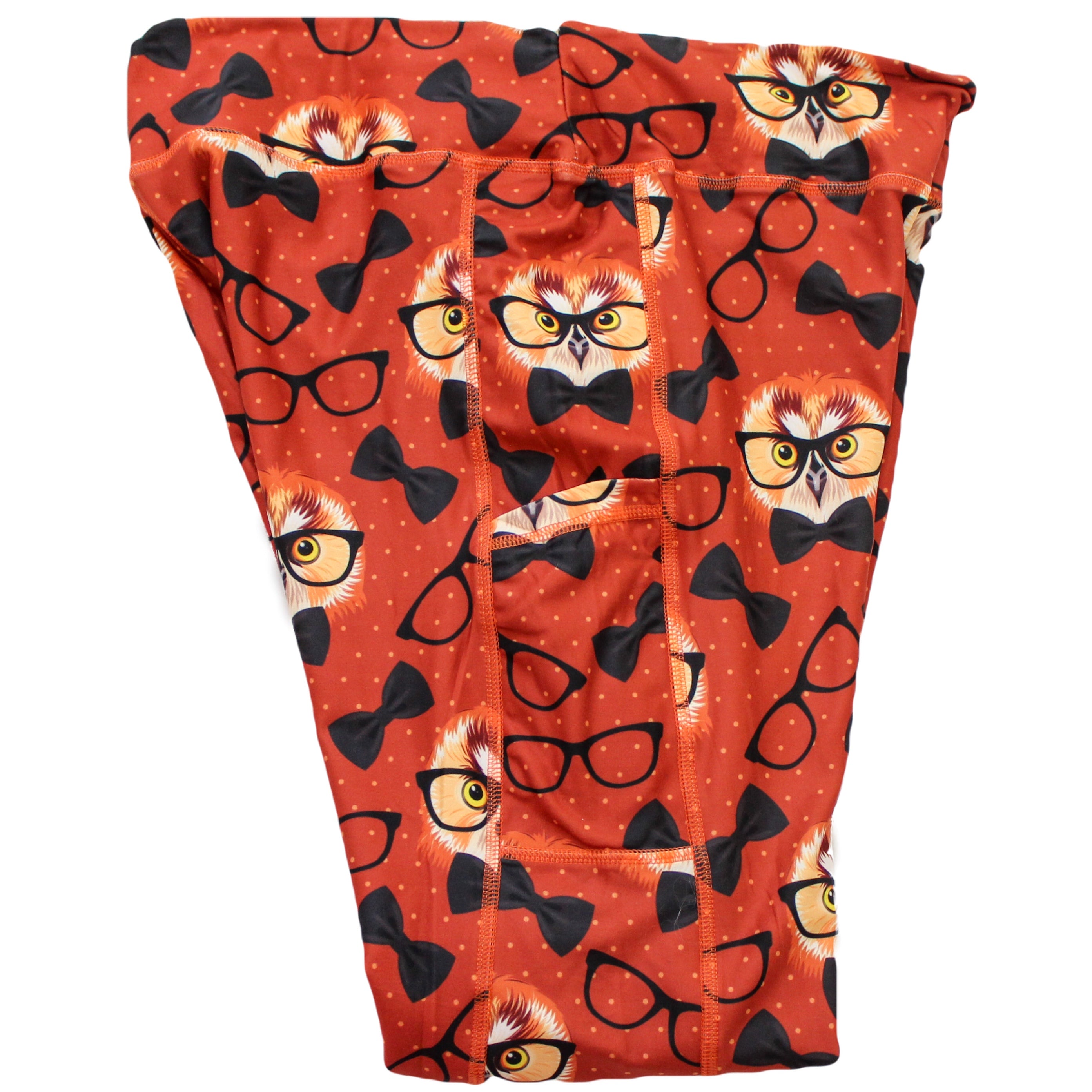 Scholarly Owls full length legging with pockets