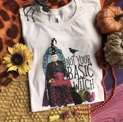 Not Your Basic Witch graphic tee