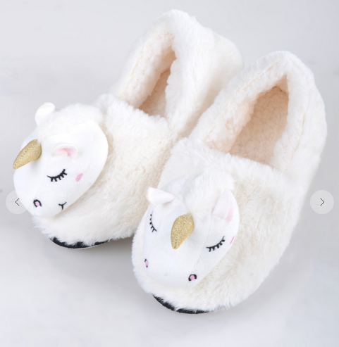 Solid Unicorn Head Slipper