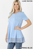 Lace Bottom top sizes S-XL