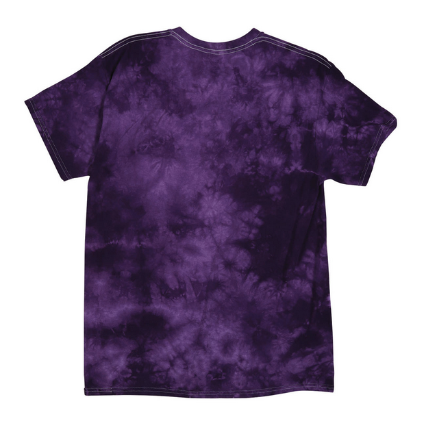 Paw print tie dye tee