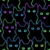 Neon Cats WITH pockets