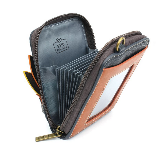 Chala Sunflower Credit Card Holder/Wallet Wristlet