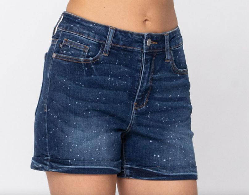 Judy Blue Galaxy Splash Jean Shorts