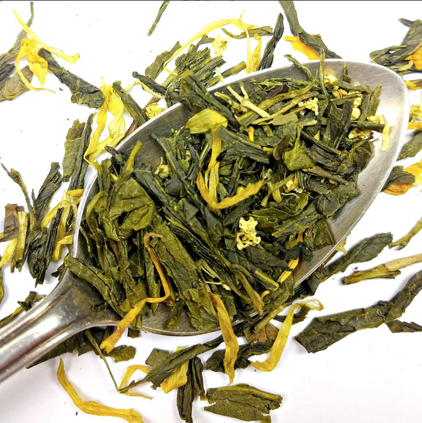 Abundance Blend Green Tea (Elderflower/Passionfruit) (caffeinated)