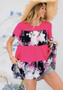 Load image into Gallery viewer, Vibrant Colored Floral Tiered Babydoll Tunic