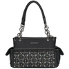 Load image into Gallery viewer, Montana West Black Studded CC Satchel