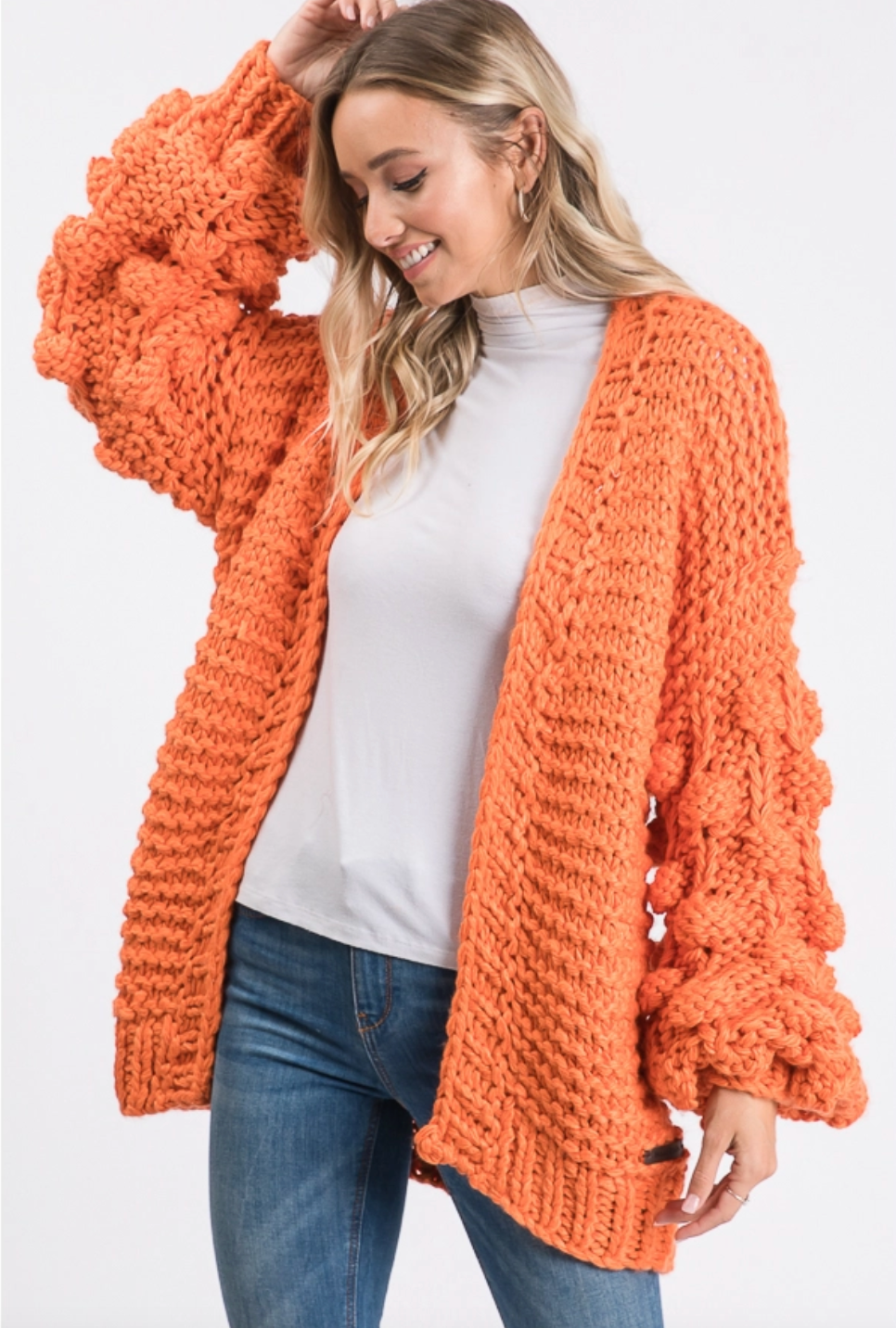 Chunky Popcorn Sweater (many colors)