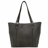 Montana West Black Leather CC Tote