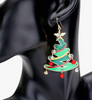 Christmas Tree Metal Balls Earrings