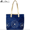 Montana West Navy Concho Tote