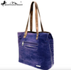 Montana West Navy Concho Tote