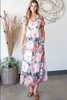 S-L Floral Maxi Dress With Pockets