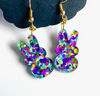 Confetti Bunny Glitter Earrings