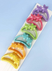 Colorful Flower Crescent Claw Clips