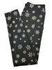 Silver Snowflakes Legging WITH pockets