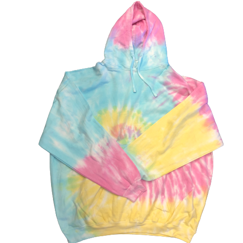 Tie dye hoodies Sizes 2X-5X (4 colors)